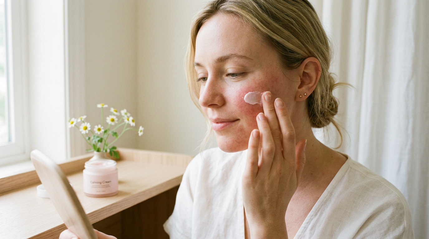 Soin anti-rougeurs apaisant